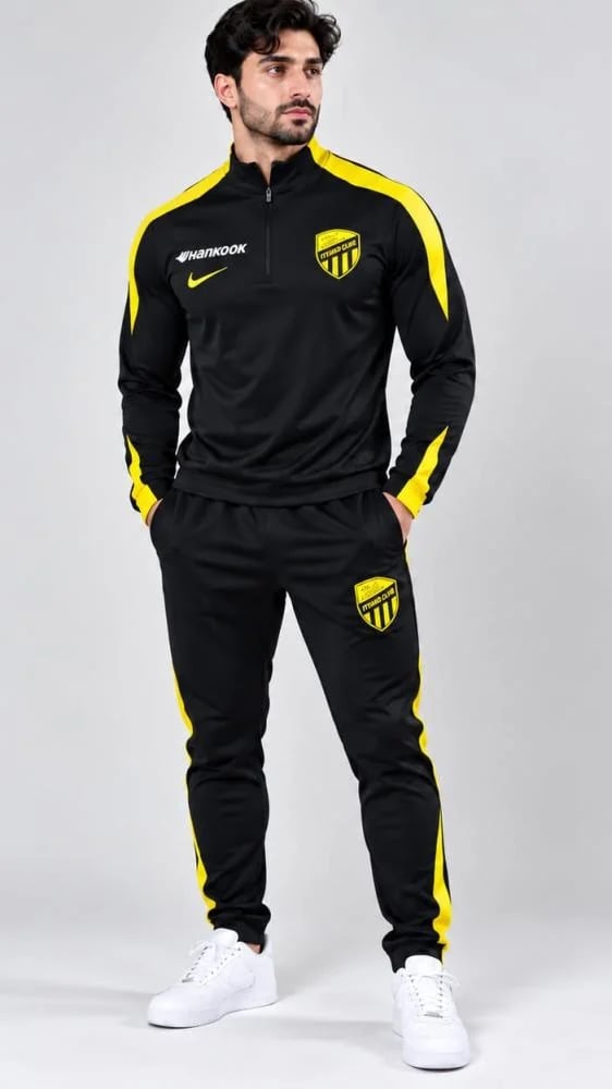 طقم الإتحاد السعودي طقم رياضي طقم الشتاء سويتر الاتحاد