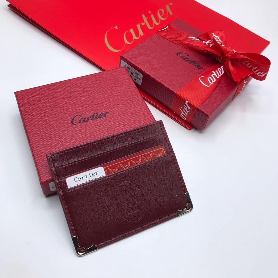 Cartier Leather Wallet  - بوك كارتير جلد