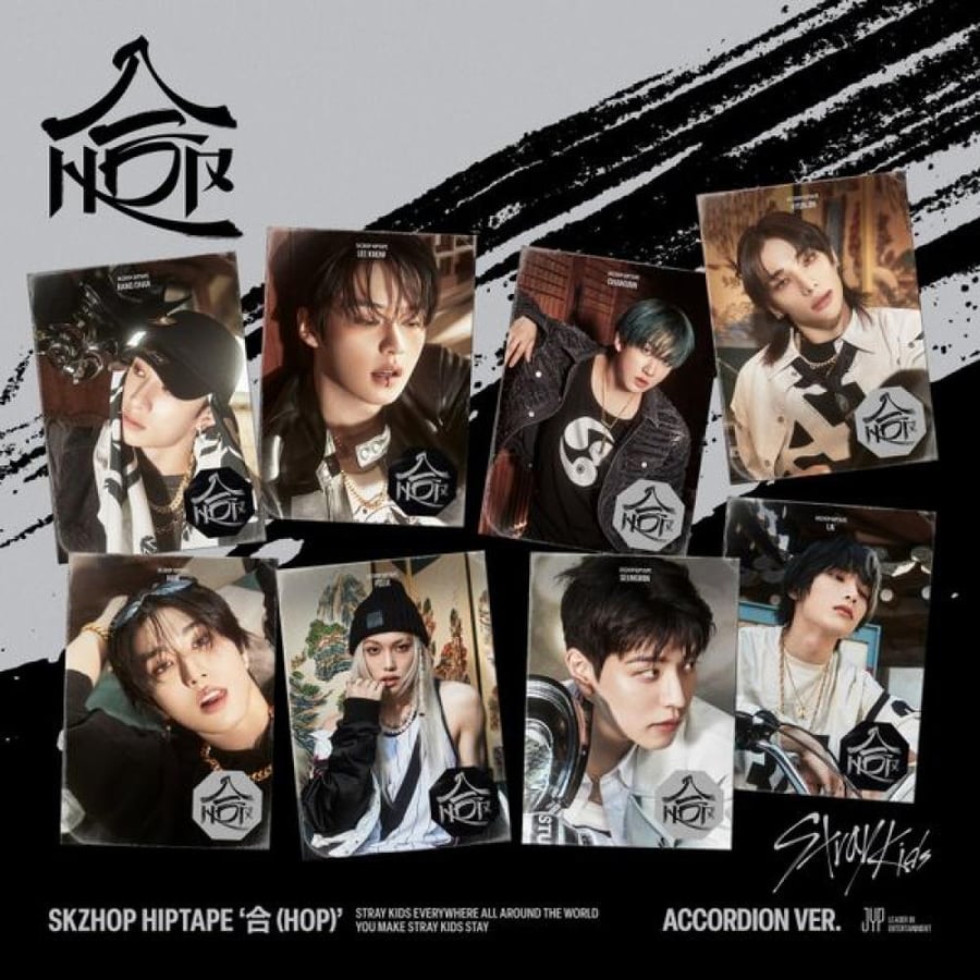 StrayKids - SKZHOP HIPTAPE [合 (HOP)] (ACCORDION Ver.) (Random Ver.)