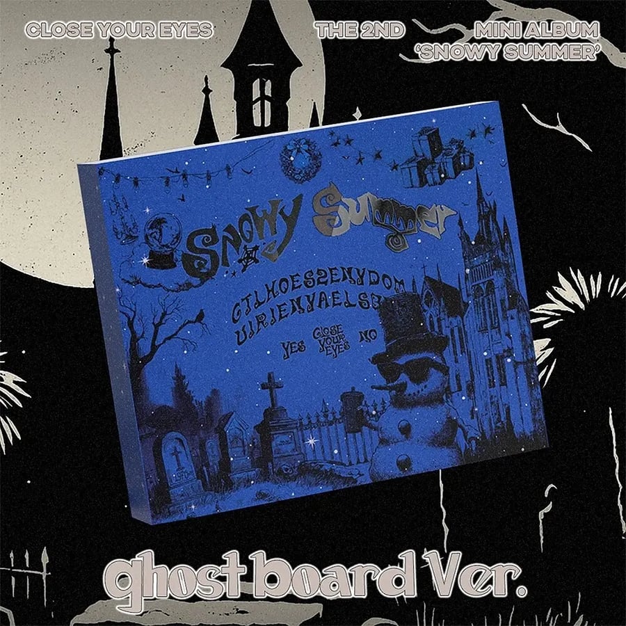 CLOSE YOUR EYES SNOWY SUMMER 2nd Mini Album GHOST BOAR Ver