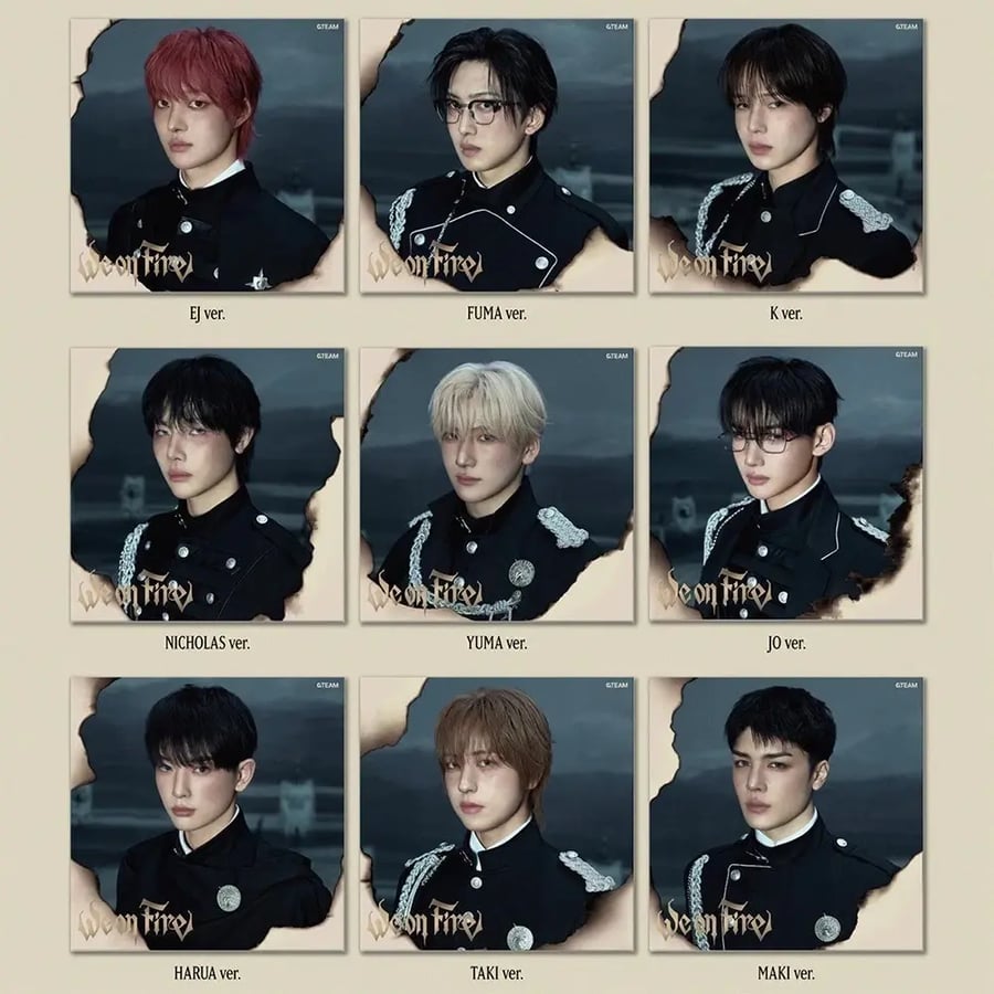 &TEAM [WE ON FIRE] 3rd EP Album SOLO Ver