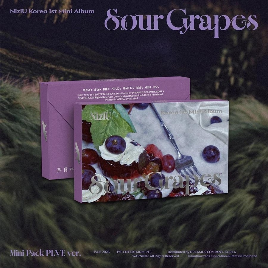 NIZIU SOUR GRAPES 1st Mini Album MINI PACK PLVE Ver