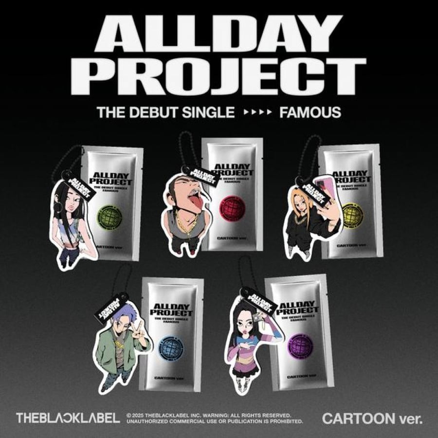 ALLDAY PROJECT - The Debut Single 'FAMOUS' (CARTOON ver.) (Random Ver.)