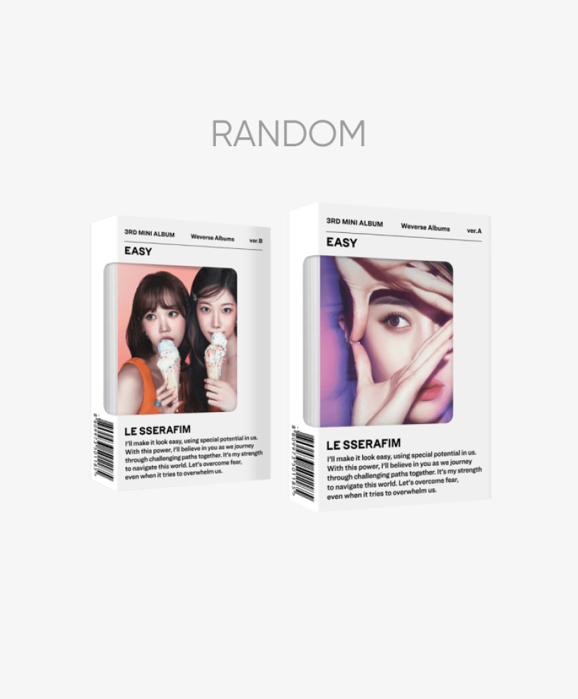 LE SSERAFIM - 3rd Mini Album [EASY] (Weverse Albums ver.) (Random ver.)