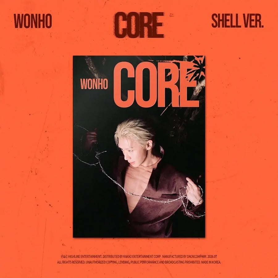 MONSTA X WONHO CORE EP Album SHELL Ver