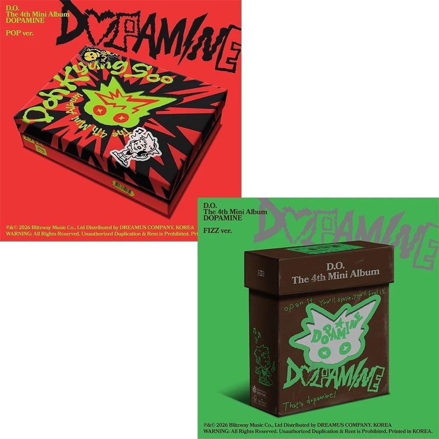 D.O DOH KYUNG SOO DOPAMINE 4th Mini Album WAH CLICKER KEYCHAIN Ver