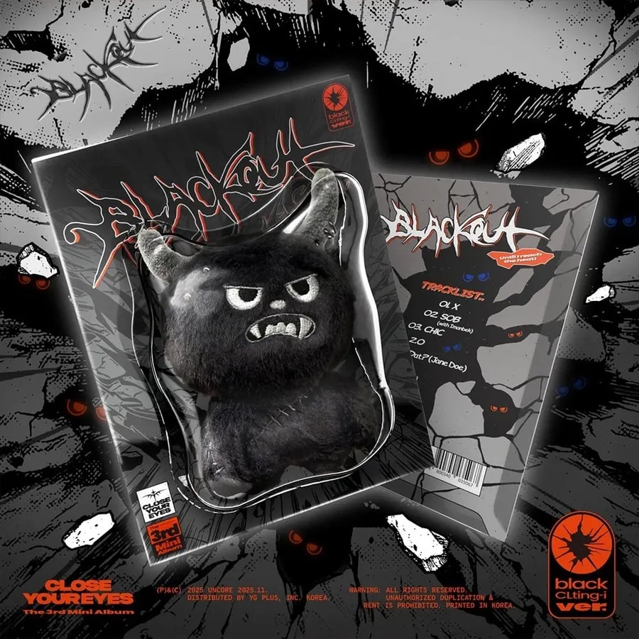 CLOSE YOUR EYES BLACKOUT 3rd Mini Album BLACK CLTING-I Ver
