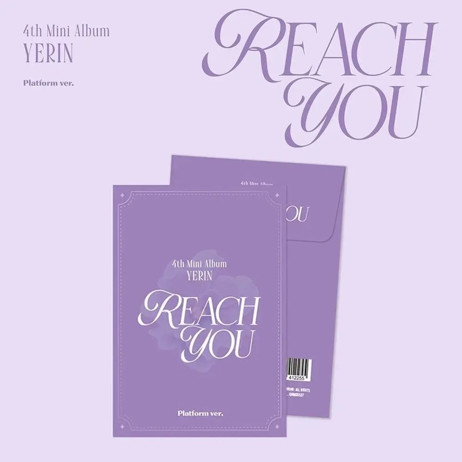 YERIN REACH YOU 4th Mini Album PLATFORM Ver