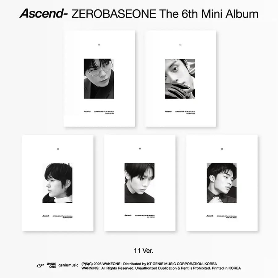 ZEROBASEONE [ASCEND-] 6th Mini Album 11 Ver