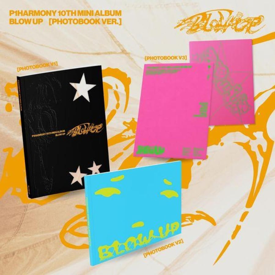 [3 SET] P1Harmony - 10th Mini Album [BLOW UP] (Photobook Ver.)