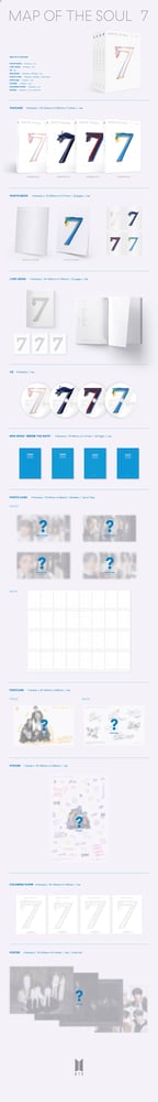 BTS - Album [MAP OF THE SOUL : 7] (Random Ver.)