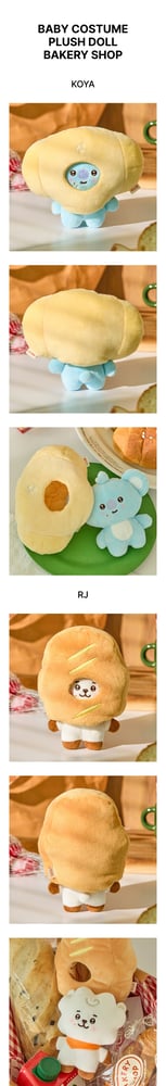 BABY COSTUME PLUSH DOLL BAKERY SHOP