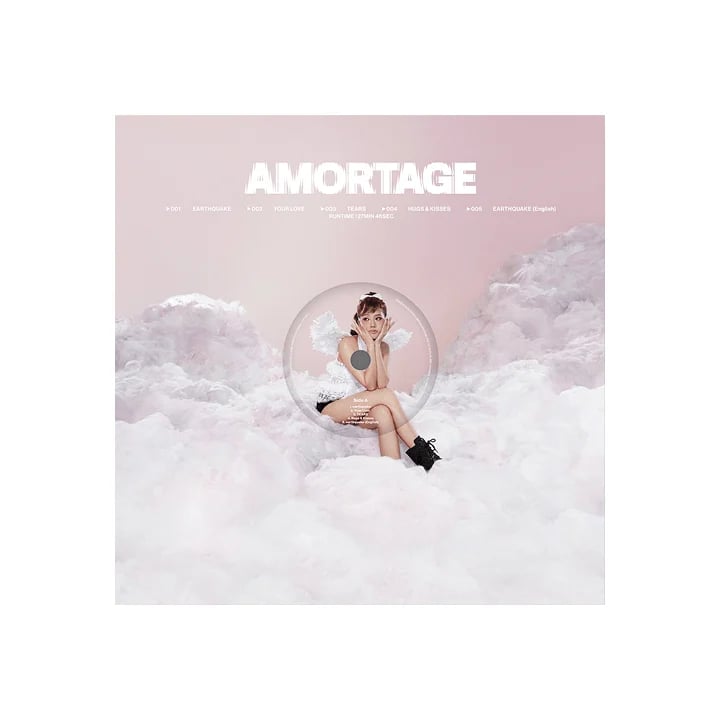 JISOO Mini Album [AMORTAGE] Vinyl (pink ver.)