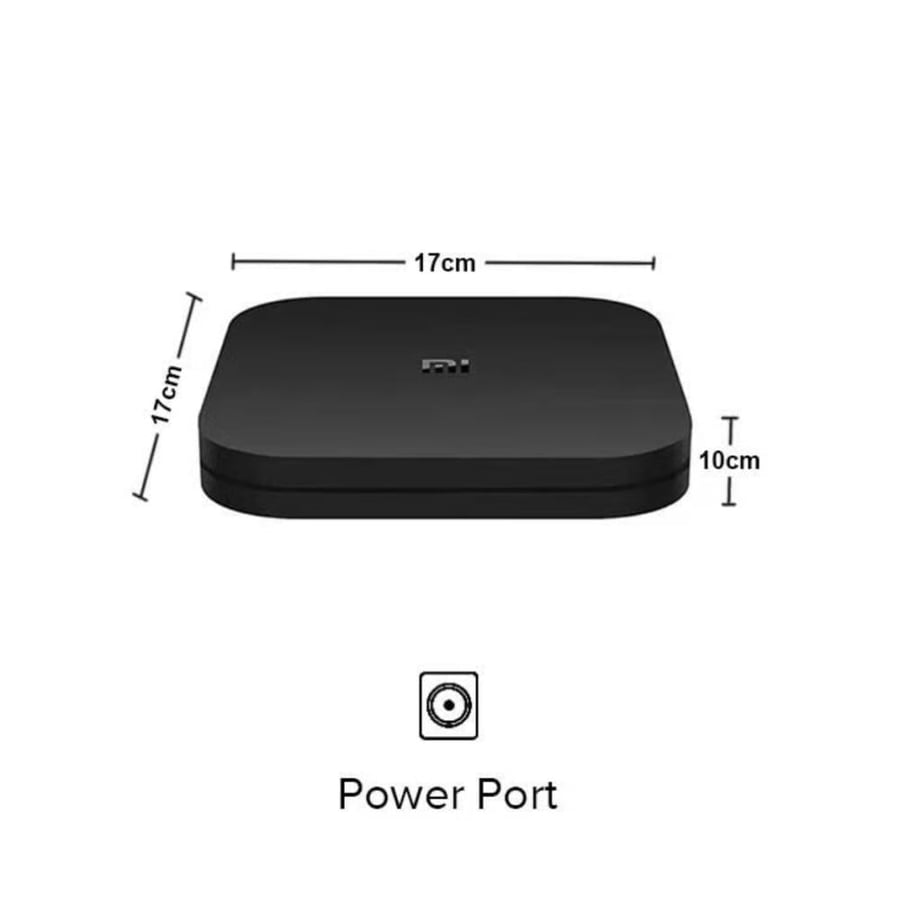XIAOMI Android TV MI BOX S 4K ULTRA HD MDZ-22 أسود من شاومي