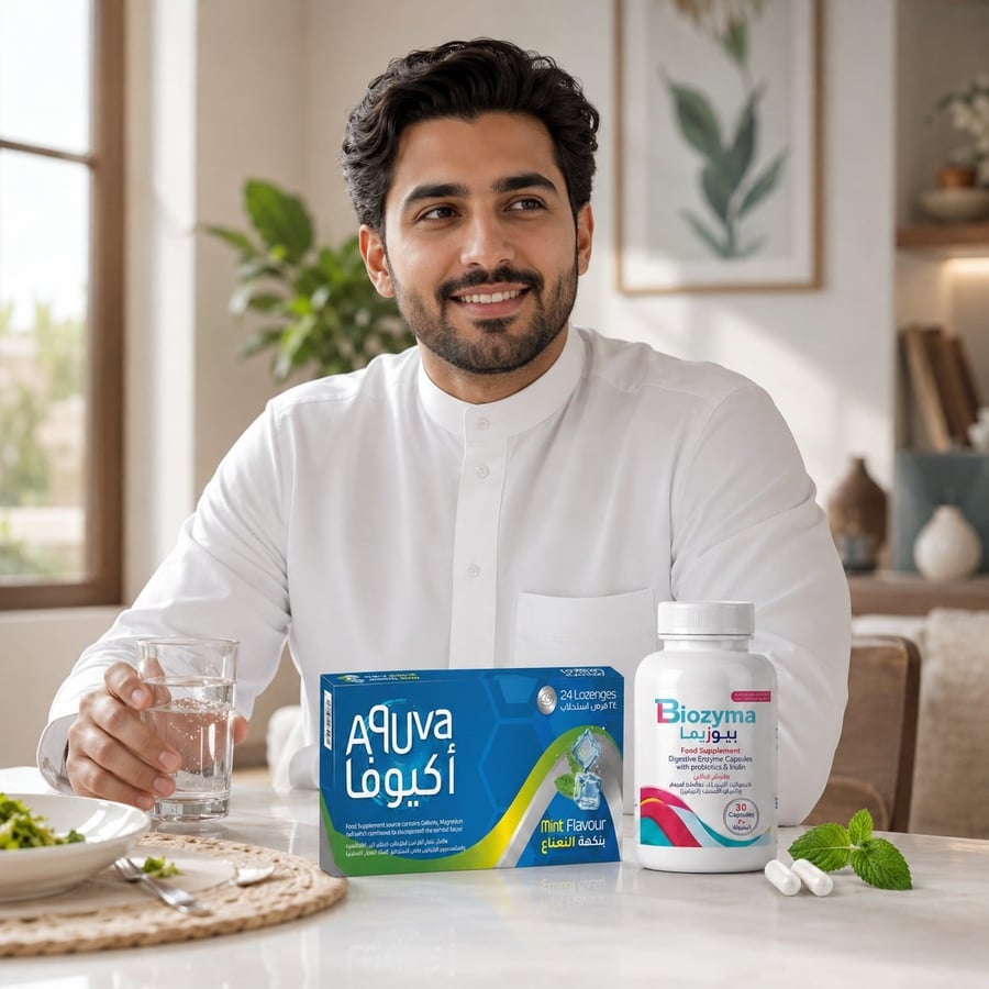 بكج راحة الهضم بعد الوجبات