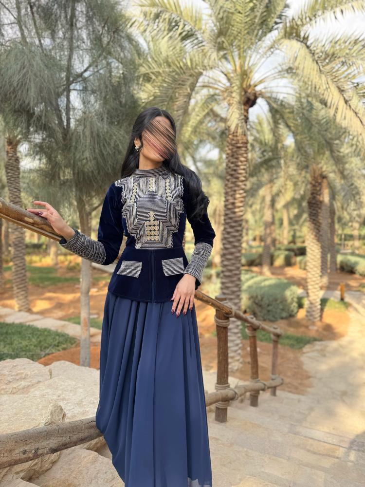 جلابية عسيري لونين ليوم التأسيس