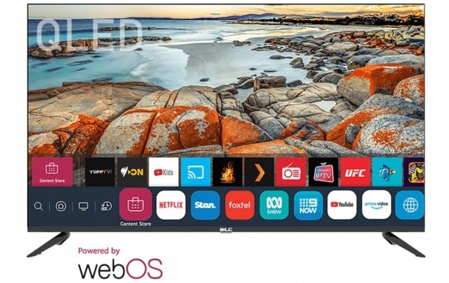 شاشة سمارت 55 بوصة ATC QLED 4k نظام webOS الأصدار الجديد