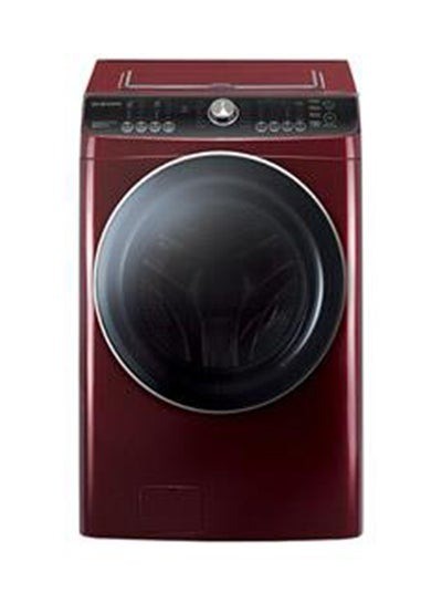 غسالة دايو  بتحميل أمامي ومجفف سعة 13 كغ 7 كغ DWC-SD122DC أحمر