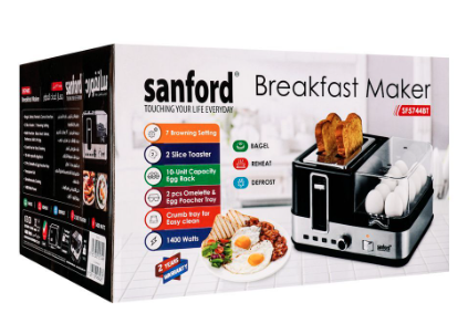 محضر الإفطار سانفورد 1400 واط موديل SF5744BT BS
