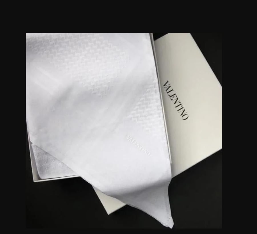 Mario Valentini white shemagh