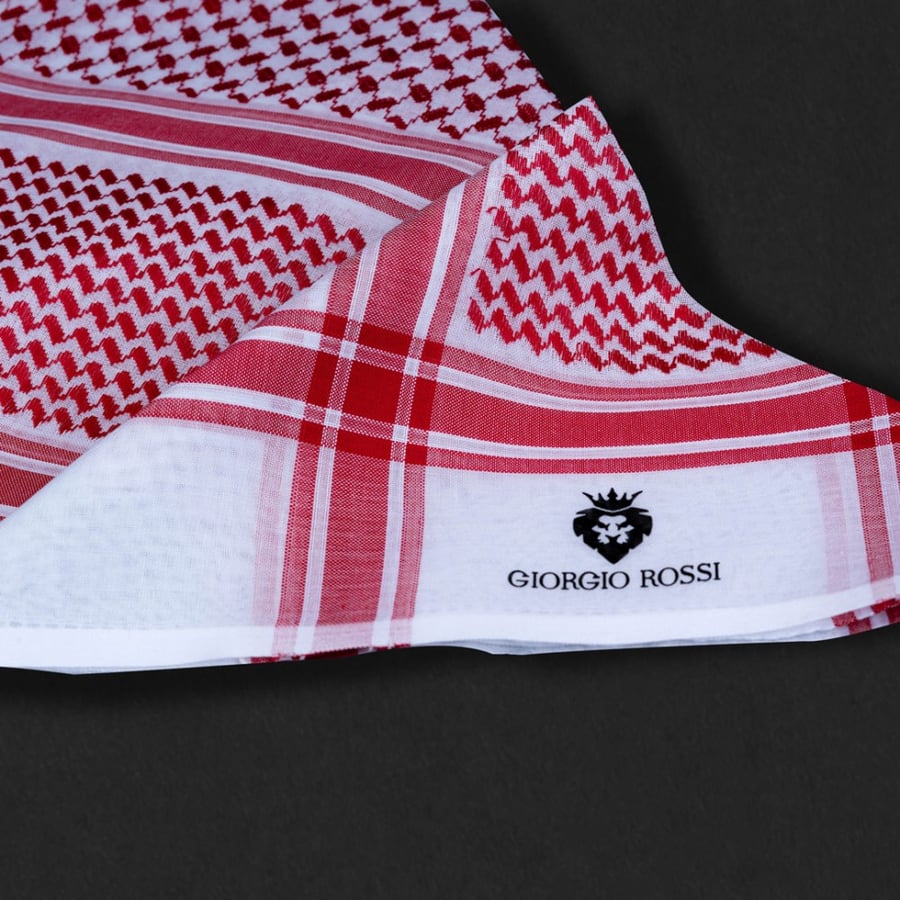 شماغ جيروسي الايطالى احمر  GIOR-2-R