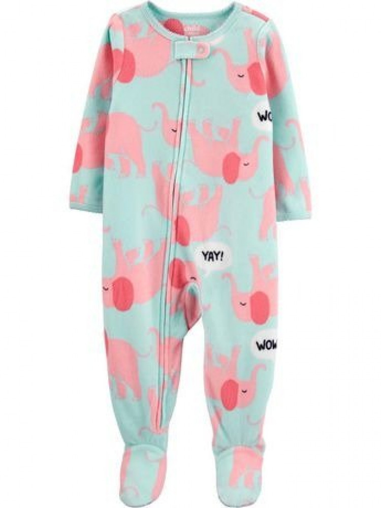 Winter girls' pajamas full set ELEPHANT from Carters
