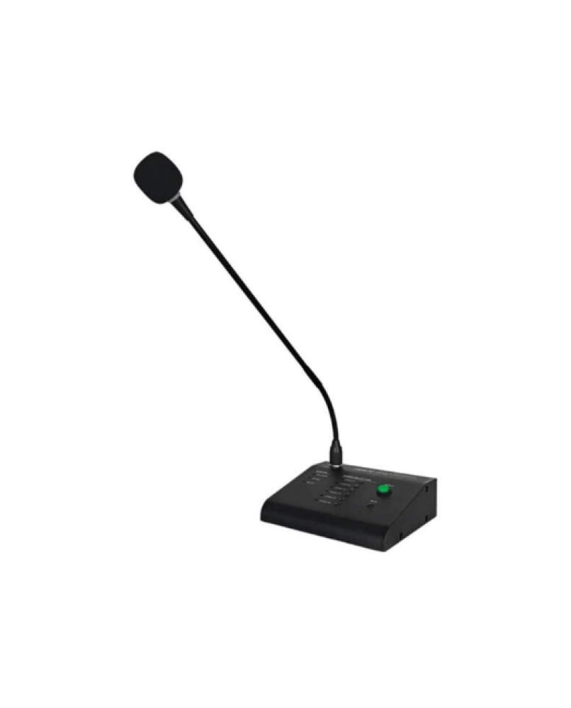 Six-band control desktop microphone, designed for use with the professional Matrix Amplifier