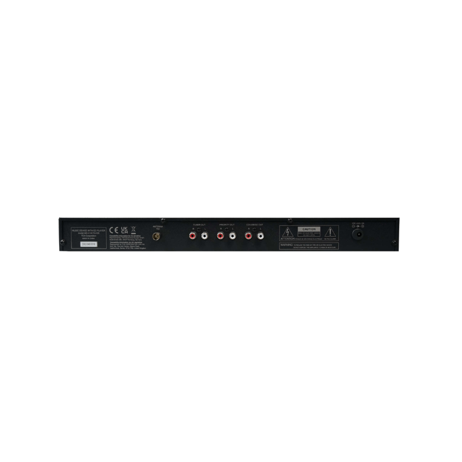 مشغّل صوت شامل بواجهة CD/USB/SD/FM-TOA MD-210CTU-EB