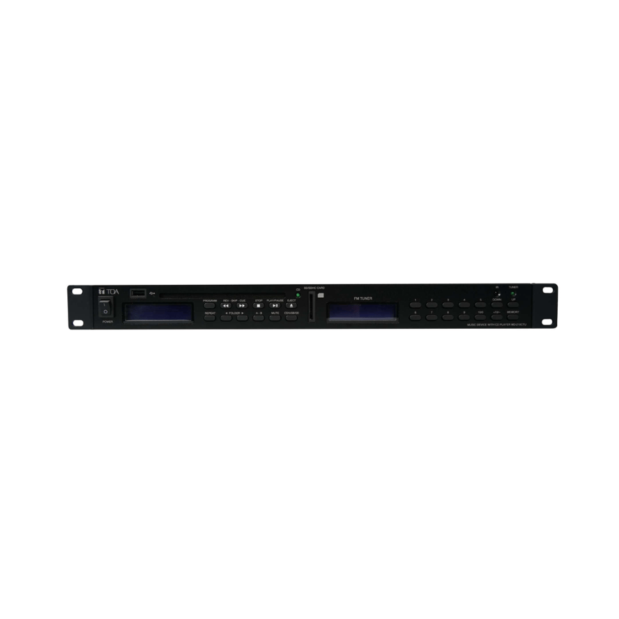 مشغّل صوت شامل بواجهة CD/USB/SD/FM-TOA MD-210CTU-EB