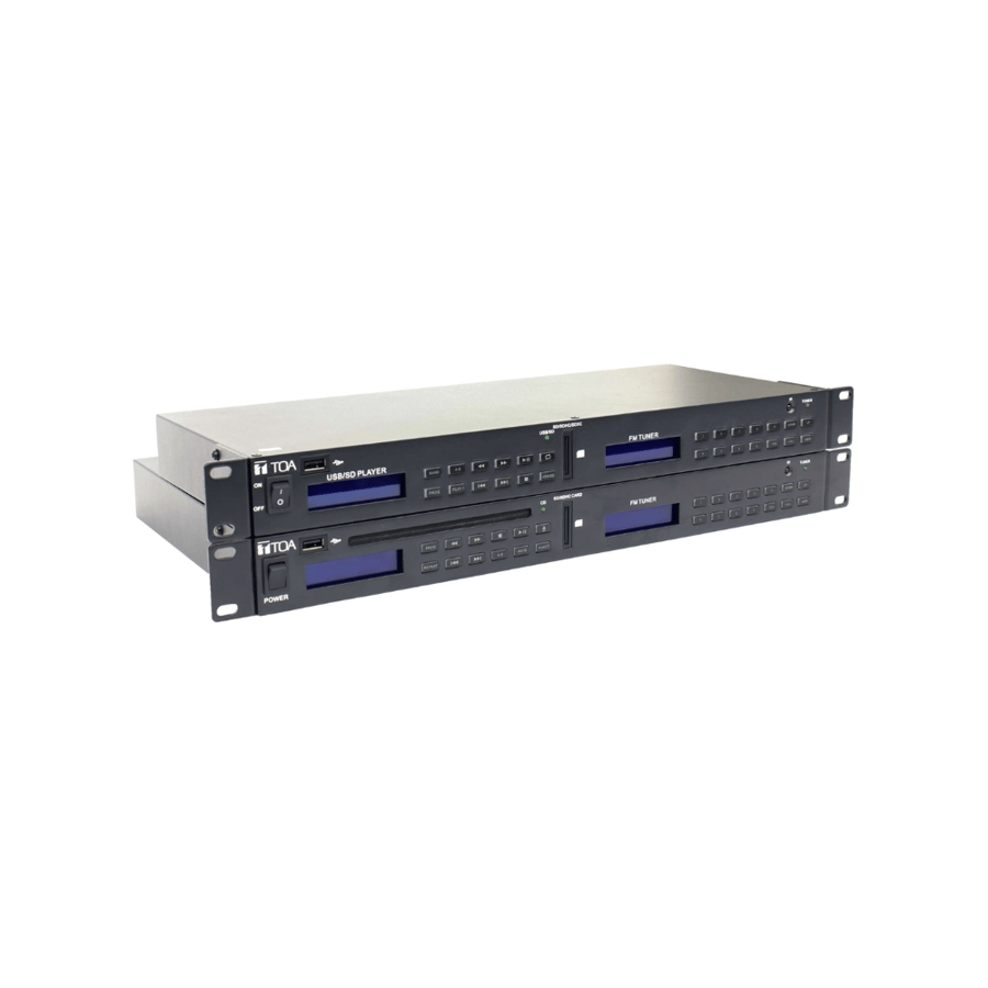 مشغّل صوت شامل بواجهة CD/USB/SD/FM-TOA MD-210CTU-EB