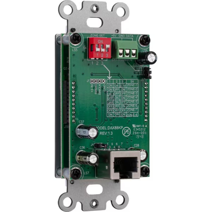 لوحة التحكم الجدارية Dayton Audio DAX88KP – تحكم سلس لنظام الصوت المتعدد المناطق