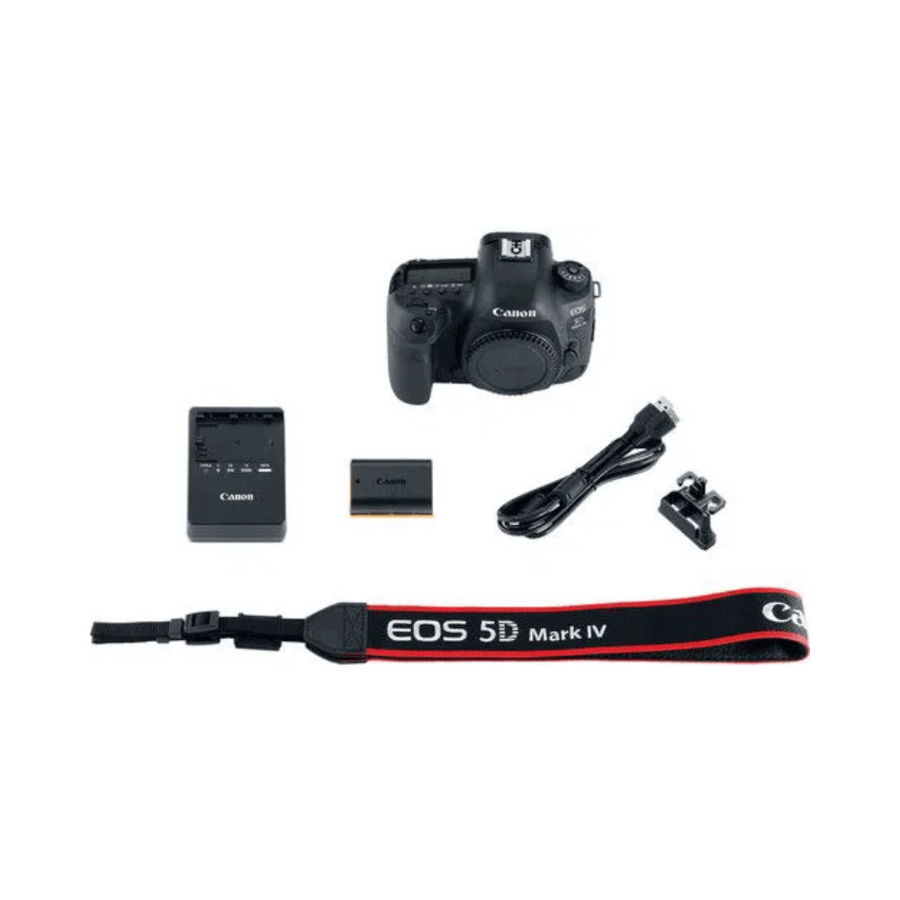 كاميرا كانون EOS 5D Mark IV كاملة الإطار مع عدسة 24-105 مم
