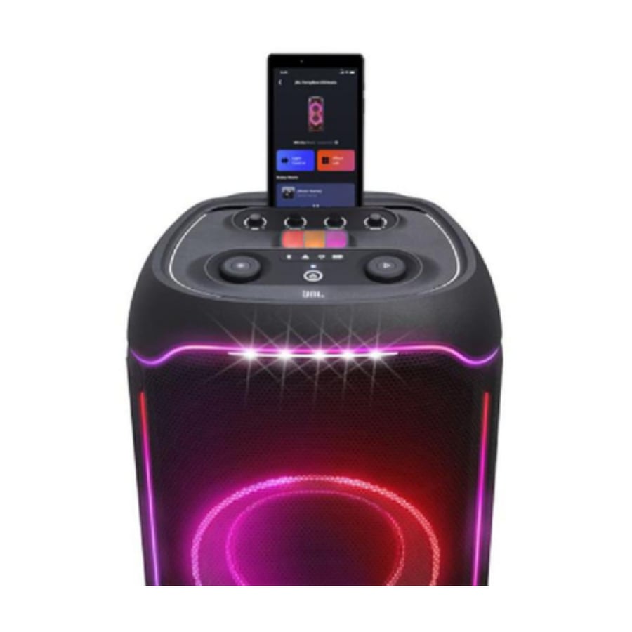 مكبر صوت ضخم وقوي JBL PartyBox Ultimate مع إضاءة تفاعلية وتأثيرات مذهلة