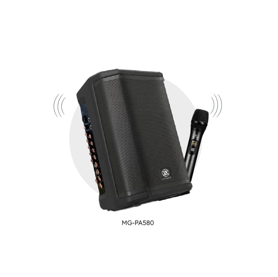 سماعة محمولة Maxmeen MG-PA580 - 150 وات مع لاقط لاسلكي