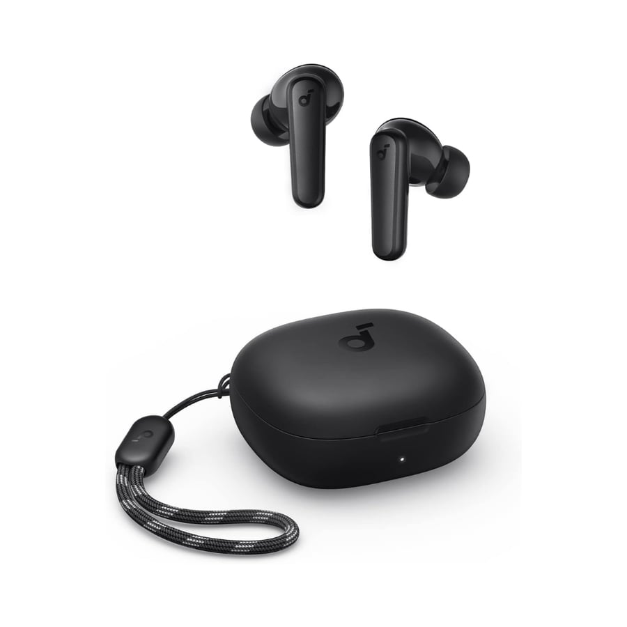 Anker Soundcore R50i: Wireless Bluetooth Headphones with a Comfortable Design, Deep Bass, and Fast Charging – Black