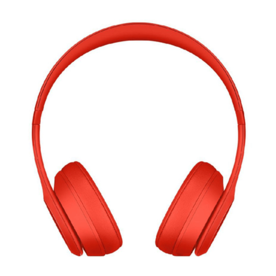 Beats Solo3 Wireless - سماعات الرأس- باللون الأحمر – أداء عالي وصوت نقي يدوم طوال اليوم