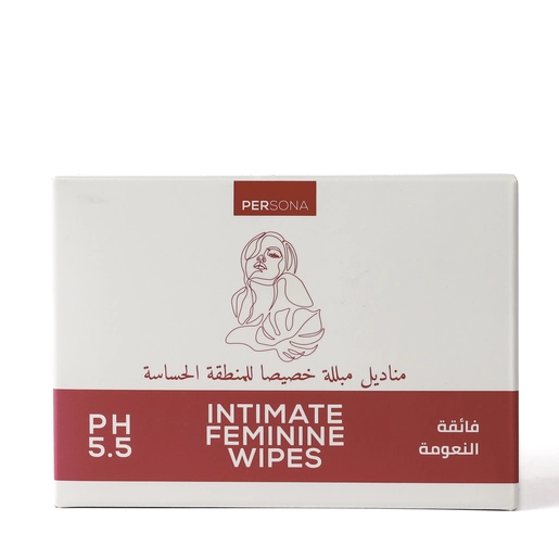 بيرسونا مناديل نسائية للمنطقة الحساسة ناعم جدًا ٢٤ قطع