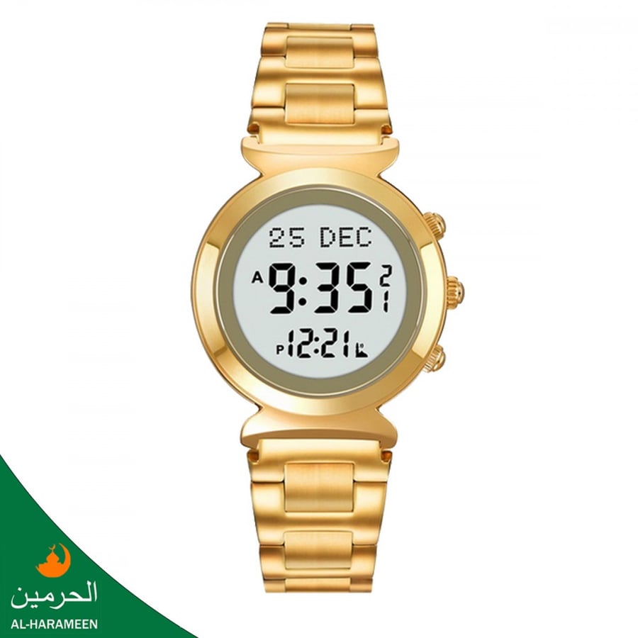 ساعة الحرمين الاسلامية HA-6332 الرجالية اذان الفجر الظهر العصر المغرب
