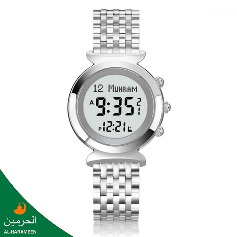 ساعة الحرمين الفاخرة HA-6352 رجالية - الفجر الظهر العصر بألوان متعددة