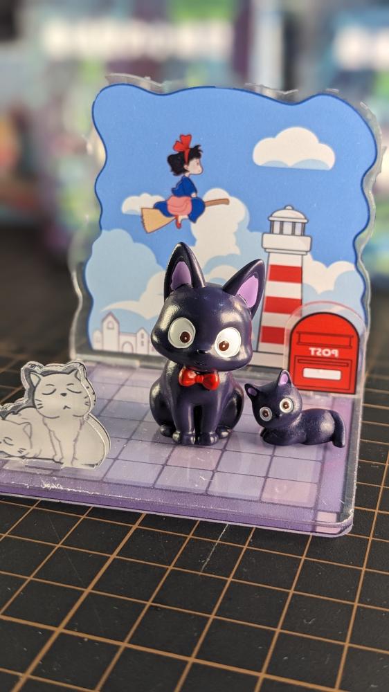 Acrylic cake from Studio Ghibli movies.
