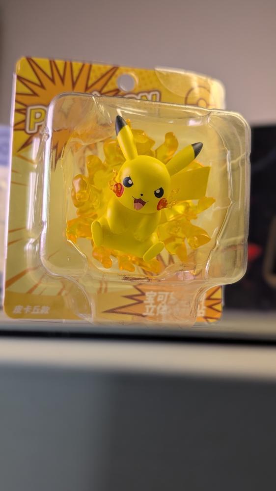 Pokémon Pikachu refrigerator magnet.