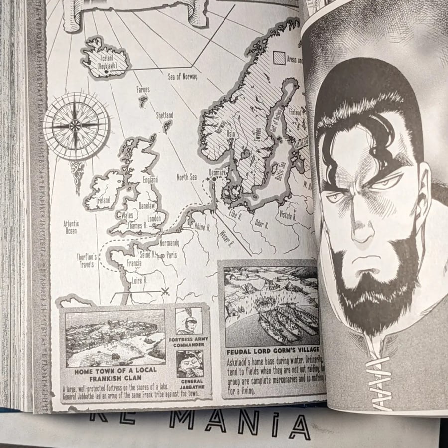 مانجا فينلاند ساغا ، غلاف ثقيل.