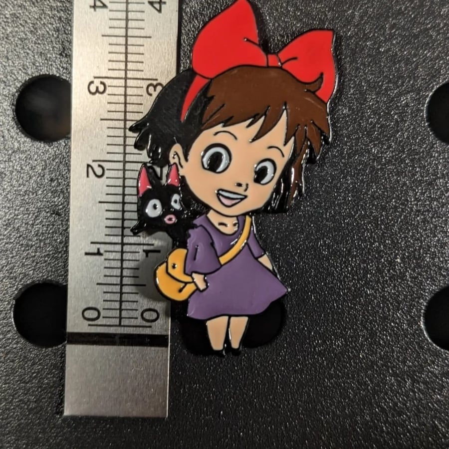 Kiki's charming brooch from Studio Ghibli