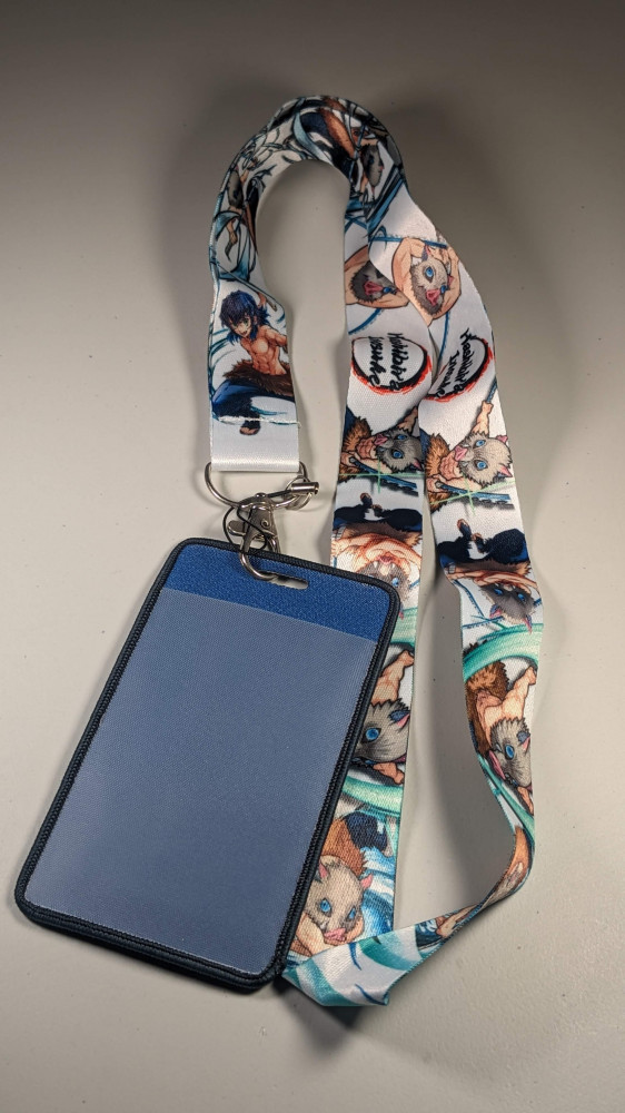 Inosuke Hashibira card holder from Demon Slayer.