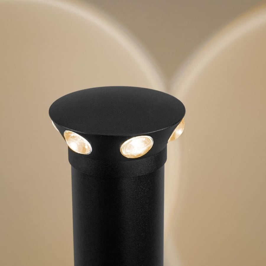 Garden lighting, 60cm pole, rose, 6 lenses, 6W, yellow lighting, 3000K