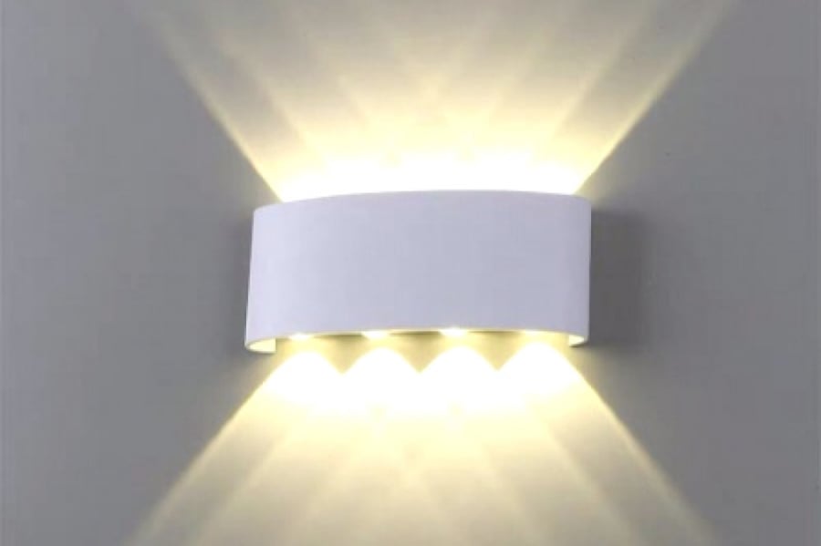 ابليك خارجي اتجاهين LED  اصفر شمسي