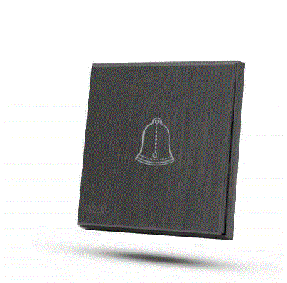Black wooden piano bell key TV.ON