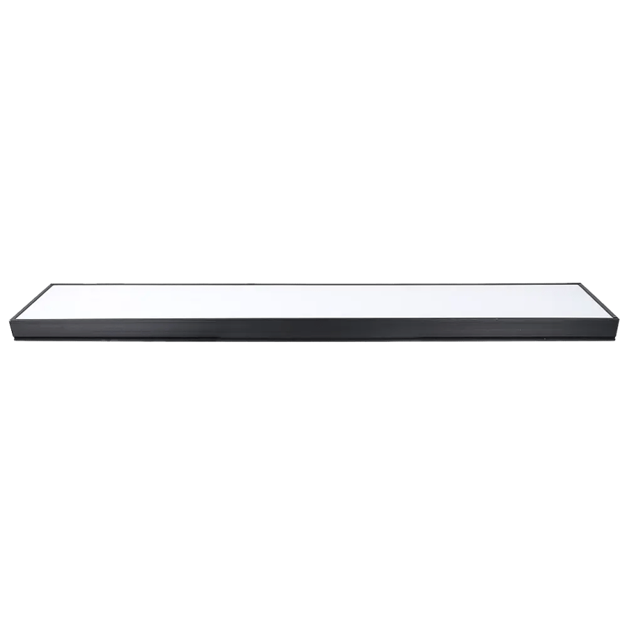 Desk-mounted panel flashlight or grab black cover, yellow lighting color, 60 watts, length 120 cm