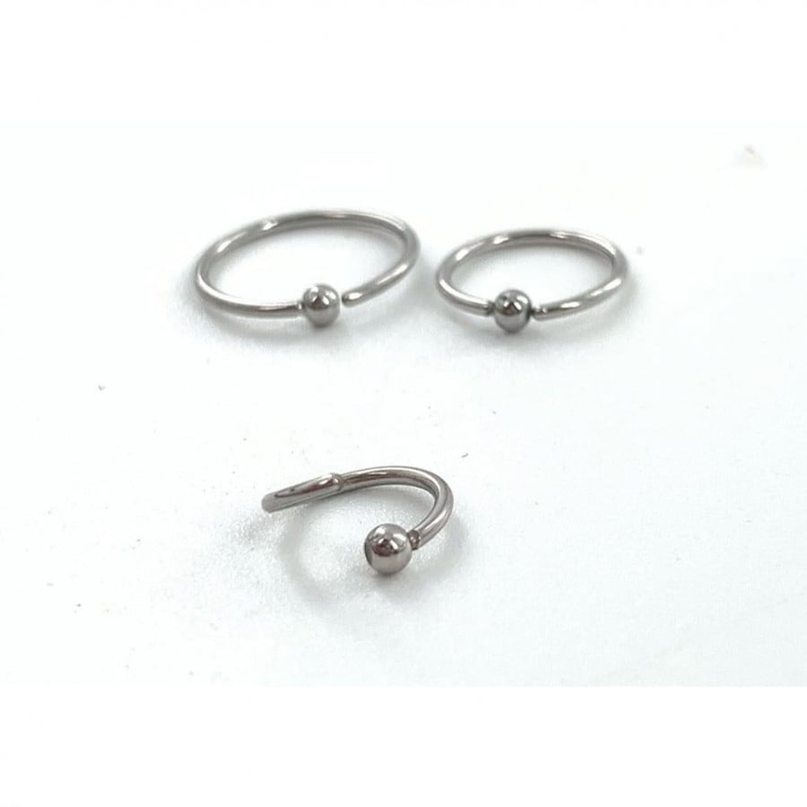 20g Fixed Ball Hoop