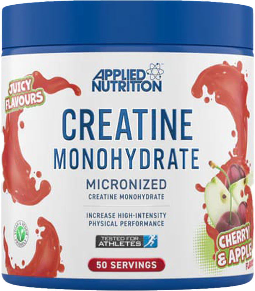 أبلايد نيوترشن كرياتين مونوهيدرات منكه نكهة كرز وتفاح - Applied Nutrition Creatine 50 Serv